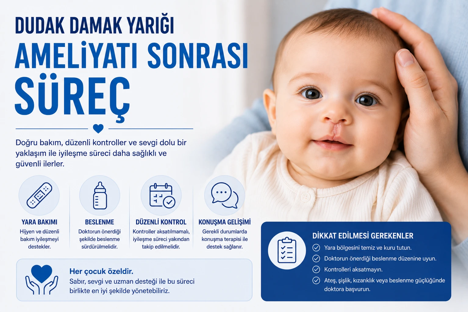 Dudak Damak Yarığı Ameliyatı Sonrası