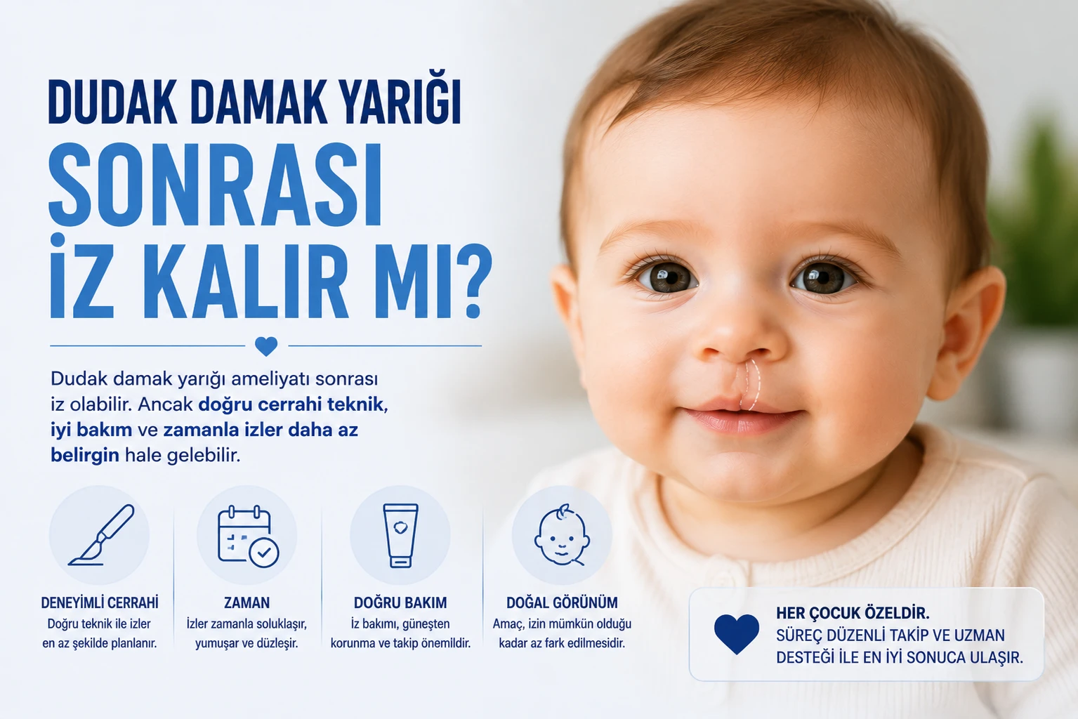 Dudak Damak Yarığı Sonrası İz Kalır mı
