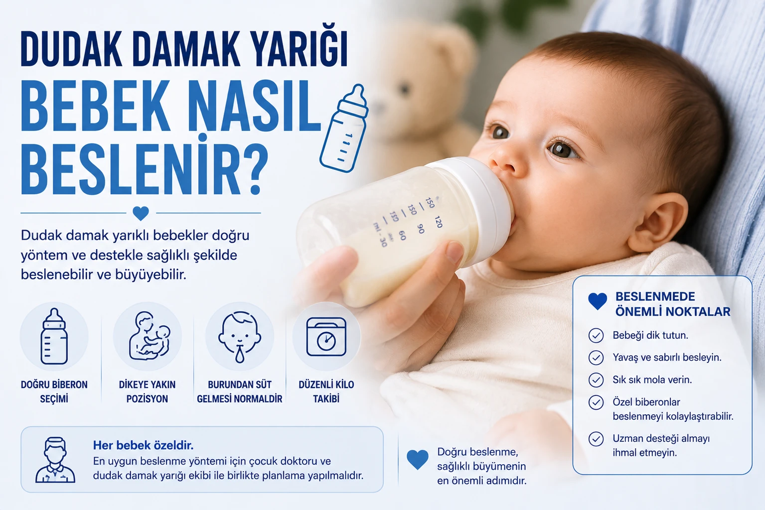 Dudak Damak Yarıklı Bebek Nasıl Beslenir?